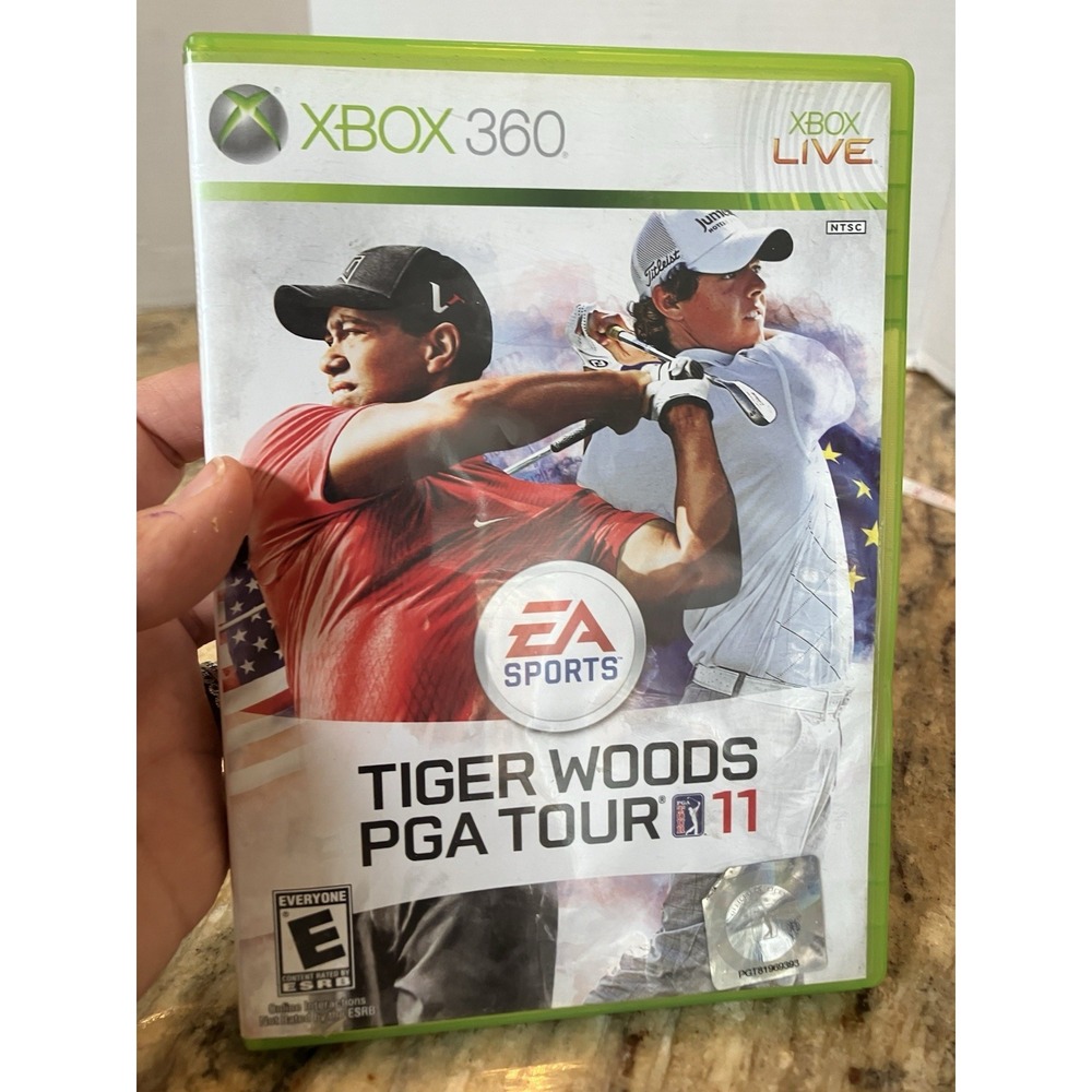 Tiger Woods PGA Tour 11 Xbox 360 EA Sports Golf Game w/ Case & Manual